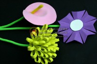 Làm hoa từ mút xốp, giấy Foam