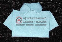 Hướng dẫn gấp khăn ăn hình chiếc áo cho nhà hàng