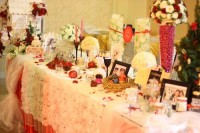 Khăn trải bàn đón mùa xuân sang