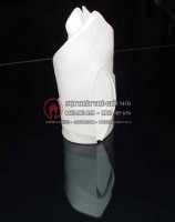 Cách gấp khăn napkin hình bông hoa