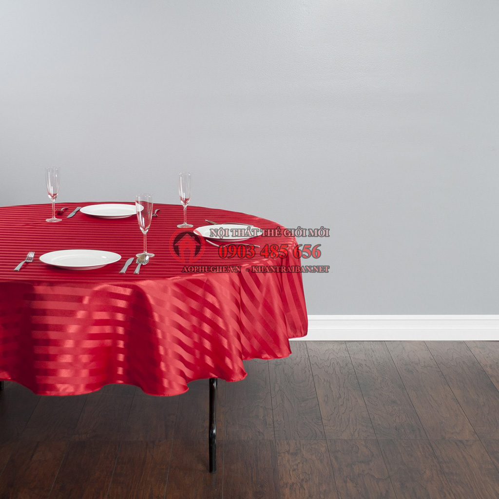 May khăn bàn nhà hàng tiệc cưới giá rẻ