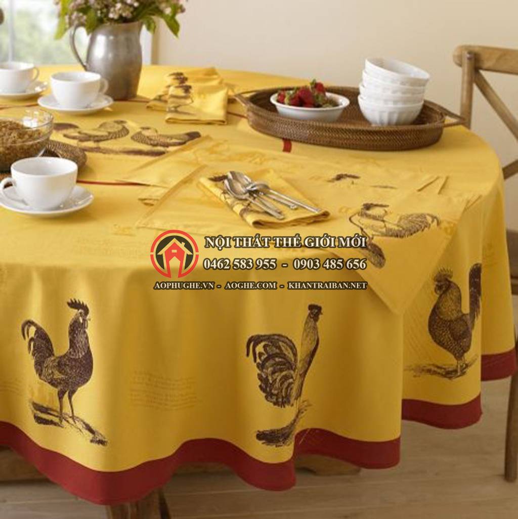 khan trai bàn gia dinh