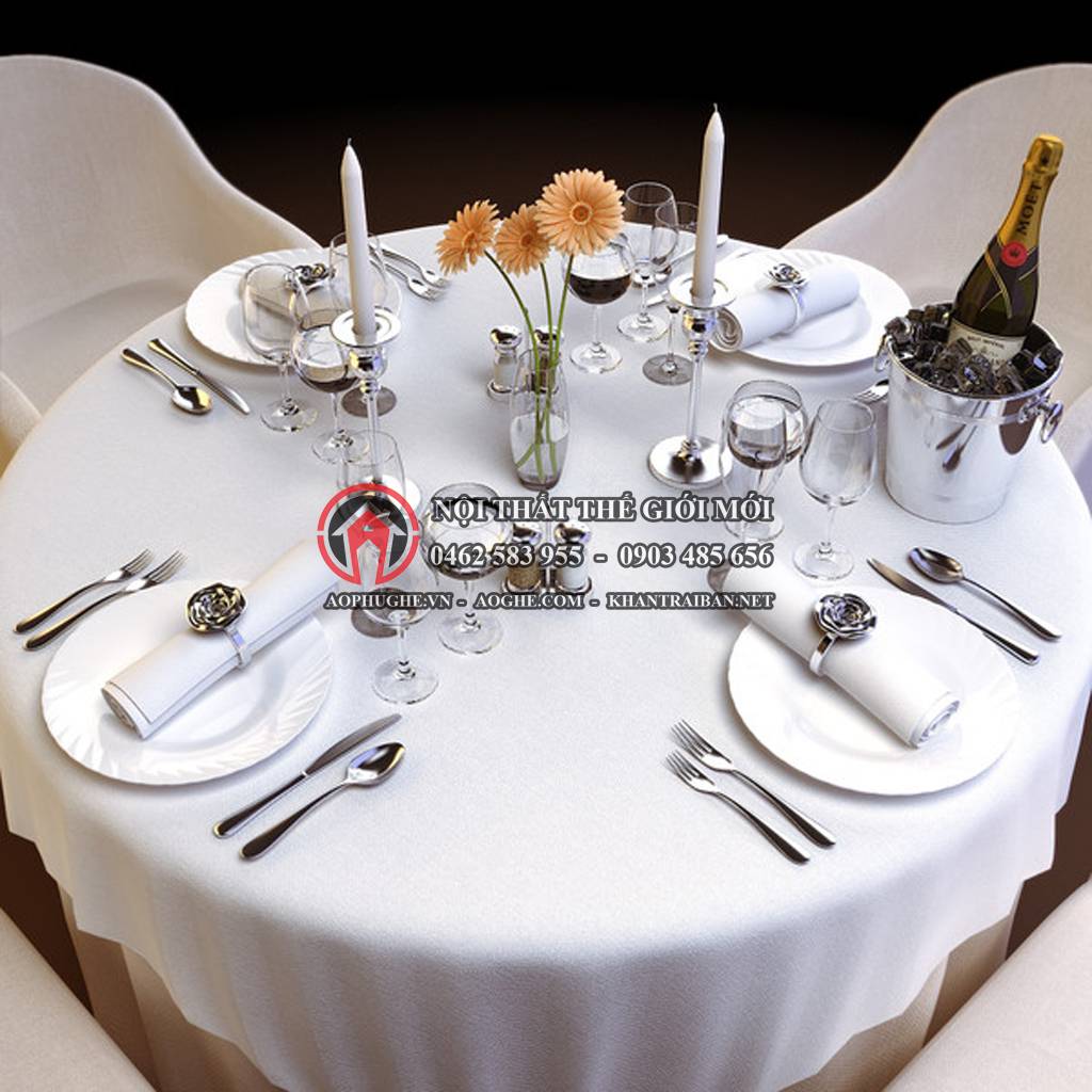 May khăn trải bàn đẹp