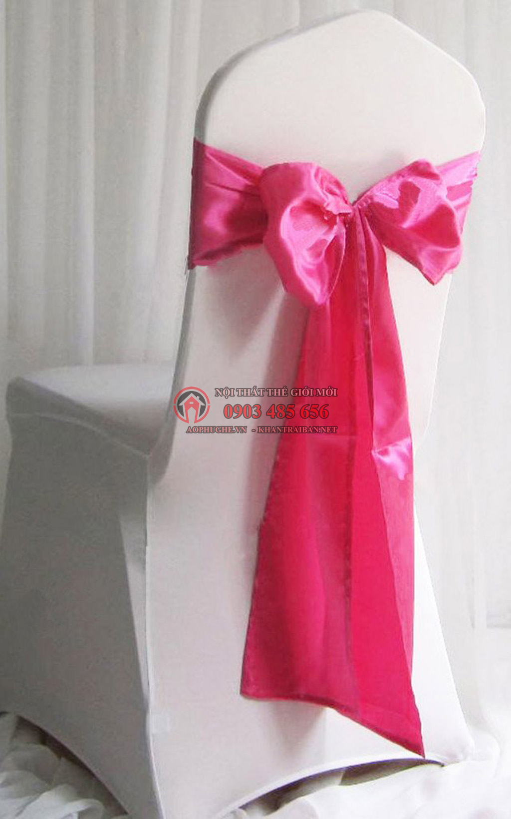 Nơ áo phủ ghế rẻ đẹp