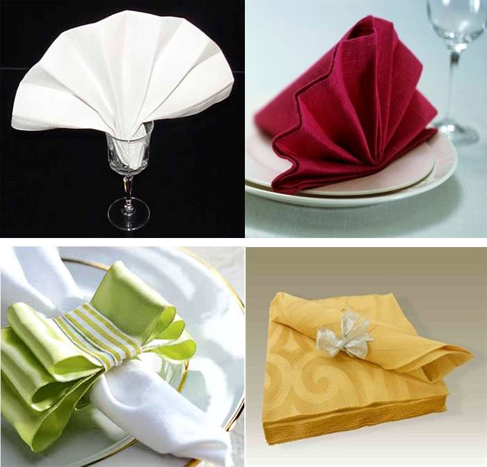Khăn napkin tiệc cưới