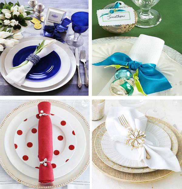 Khăn ăn nhà hàng sang trọng