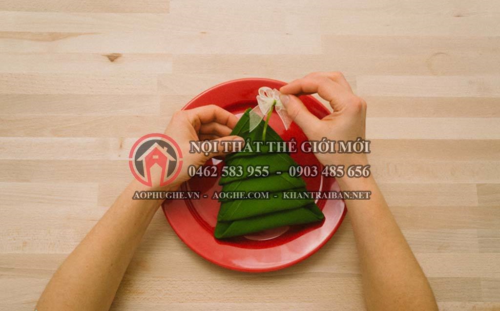 khăn ăn cây thông noel 13