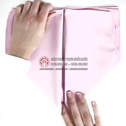 gấp khăn napkin
